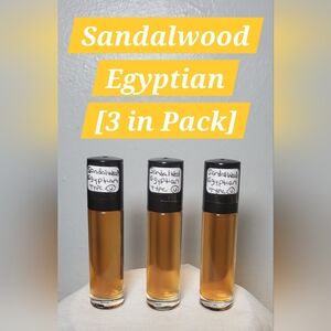 Sandalwood Egyptian (U) Type - 1/3 oz. Scented Body Oil (3pk)